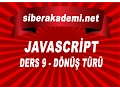 Javascript Dersleri 9 - Donus Turu