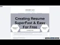 Build Your Professional Resume with Our Open Source Resume Builder