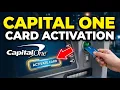 How to activate Capital One debit card through ATM verification - Quick Setup