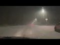 Snowfall causing dangerous road conditions in Nyack