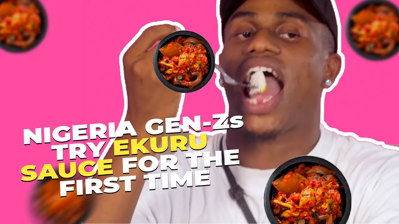 Nigerian Gen Zs Try Ekuru Sauce For The First Time(Yoruba Food)