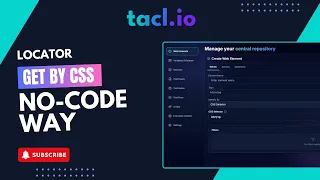 Playwright Locator - Locate by CSS Selector with tacl