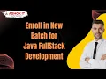 Java fullStack New Batch Ashok IT