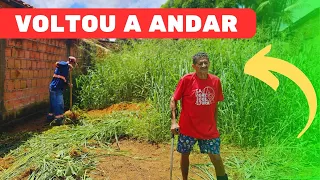 SEU MILTON VOLTA A ANDAR SEM MULETAS