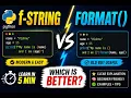 Python f-strings vs format Fully Explained