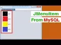 JAVA - How To Create JMenuItem Using MySQL Database And Add It To JMenu In Java with source code