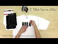 How to Use Flocked Iron-on Letters SEI 3 Block Letters
