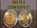 CANADIAN TOONIE IS COUNTERFEITED CAMEL TOE TOONIE CHECK THIS OUT MILLIONS OUT THERE