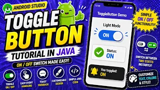 ANDROID - TOGGLE BUTTON TUTORIAL IN JAVA