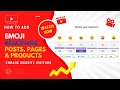 How to add Emoji Reaction on Pages Posts and Products Collect Visitor Reactions Social Sharing