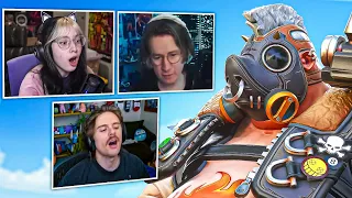 Streamers Face My Roadhog W Reactions Overwatch 2 