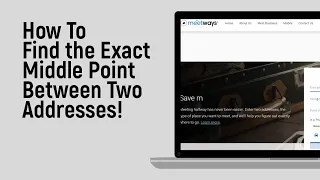 How to Find the Exact Middle Point Between Two Addresses easy