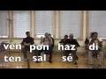 Spanish song for COMMANDS for irregular verbs