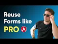 How to Make Forms in Angular REUSABLE Advanced 2023