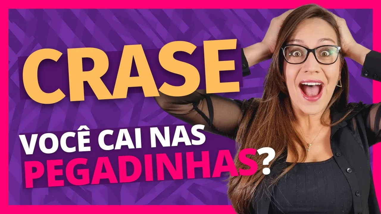🔴 CRASE | Você CAI nas PEGADINHAS? ❌ Questão COMENTADA para você NÃO ERRAR MAIS! 🔴
