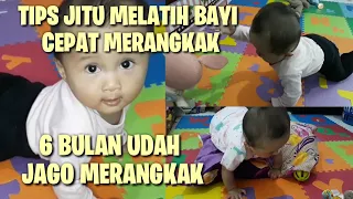 Download CARA MELATIH BAYI CEPAT MERANGKAK | STIMULASI BAYI MERANGKAK 6 BULAN MP3