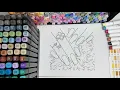 Long Acrylic Nails Coloring Page Satisfying Nail Art Coloring ASMR