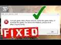 How To Fix GTA 5 Corrupt Game Data Please Reboot