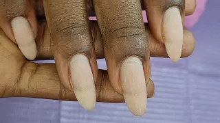 polygel fill nail prep without the cuticles polygelnails in nigeria