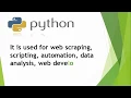 Career In Python Programming Language Feature Scope Salary