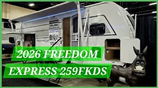 2026 FREEDOM EXPRESS 259FKDS Spacious front kitchen King Bed