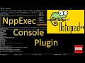 Notepad Console via NppExec plugin - setup tutorial byAO