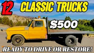 Classic Truck Hunt 12 Craigslist Gems You Can Drive or Restore