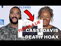 TYLER PERRY RESPONSE to Cassi Davis Death Hoax