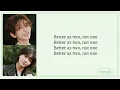 JEONGHAN×JOSHUA(SEVENTEEN)“ One Plus One” lyrics