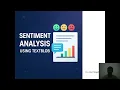 Sentiment Analysis using TextBlob