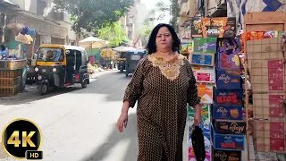 اسواق وشوارع شبرا مصر كما لم تراها من قبل   جولة سير على الاقدام دندنها
