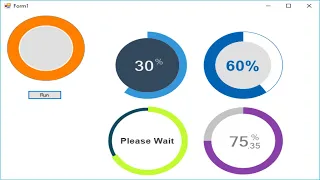 C Tutorial - Circle Progress Bar FoxLearn