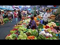 Download Lagu Erstaunliche kambodschanische Lebensmittelmarktszenen, riesige Food-Tour