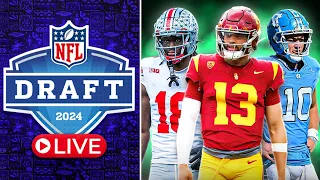 2024 NFL Draft LIVE Reactions Analysis for EVERY Pick