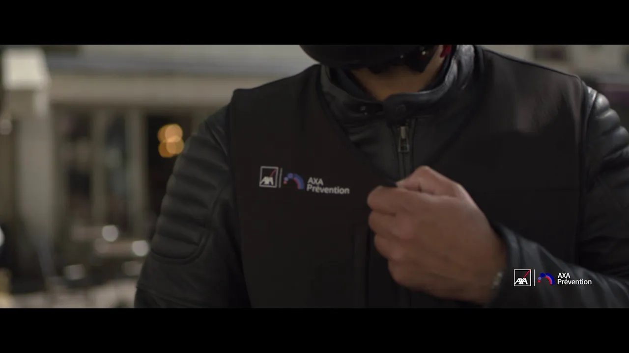 AXA France — AXA Prévention — Airbag Vest Promotion (YouTube video ad)