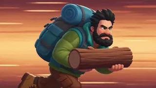 Bruce’s Firewood Stacking! 🪵🏕️