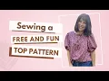 Sewing The FREE and EASY Isla Top By Tiana s Closet