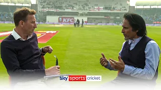 michael atherton meets pcb chairman ramiz raja 