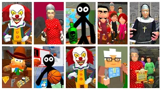 caught scene battle neighbor clown neighbor granny neighbor secret family neighbor nun u0026 more