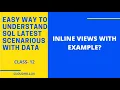 SQL tutorial for free Inline views with example CloudHIll in Snowflake Training Call 9381623297