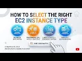 How to Select the Right EC2 Instance Type Based on Workload in AWS Complete Guide
