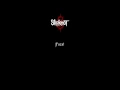 Slipknot-the negative one lyrics