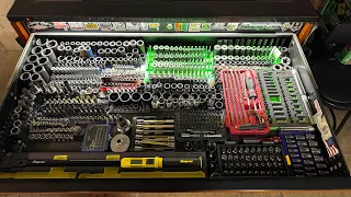 Toolbox Tour Update Fullest Master Series Box Harbor Freight 5 drawer roll cart