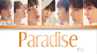 BTS 방탄소년단 Paradise Lyrics Color Coded Han Rom Eng 