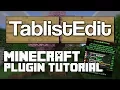 TablistEdit Plugin Tutorial Minecraft 1 16