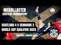 Lagu Commentaar van McKallaster op de WK-kwalificatiewedstrijd Schotland-Denemarken november 2025