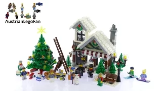 Lego Creator 10249 Winter Toy Shop - Lego Speed Build Review