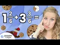 How to Add Mixed Numbers For Kids