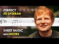 Perfect - Ed Sheeran Sheet Music with Easy Notes for Recorder Violin Beginners Tutorial G Major