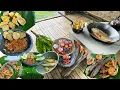 Lagu MAKAN NIKMAT SAAT HUJAN DERAS DISAUNG SAWAH !! MASAK IKAN KEMBUNG UDANG SAMBAL TERONG